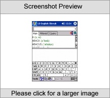 LingvoSoft Dictionary English <-> Slovak for Pocket PC Screenshot